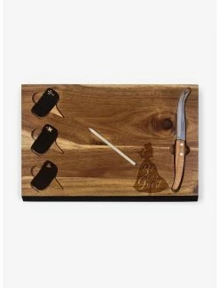 Kitchen Disney Beauty & The Beast Acacia Cheese Board & Tools Set