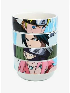 Kitchen Naruto Shippuden Team 7 Stackable Bowl Set