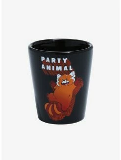 Kitchen Disney Pixar Turning Red Mei The Red Panda Party Animal Mini Glass
