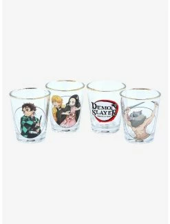 Kitchen Demon Slayer: Kimetsu No Yaiba Character Portraits Mini Glass Set