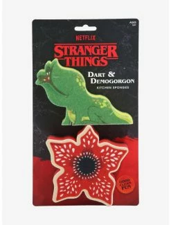 Stranger Things Dart & Demogorgon Kitchen Sponge Set