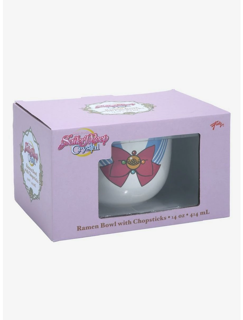 Kitchen Sailor Moon Crystal Sailor Moon Uniform Ramen Bowl With Chopsticks - Image 4
