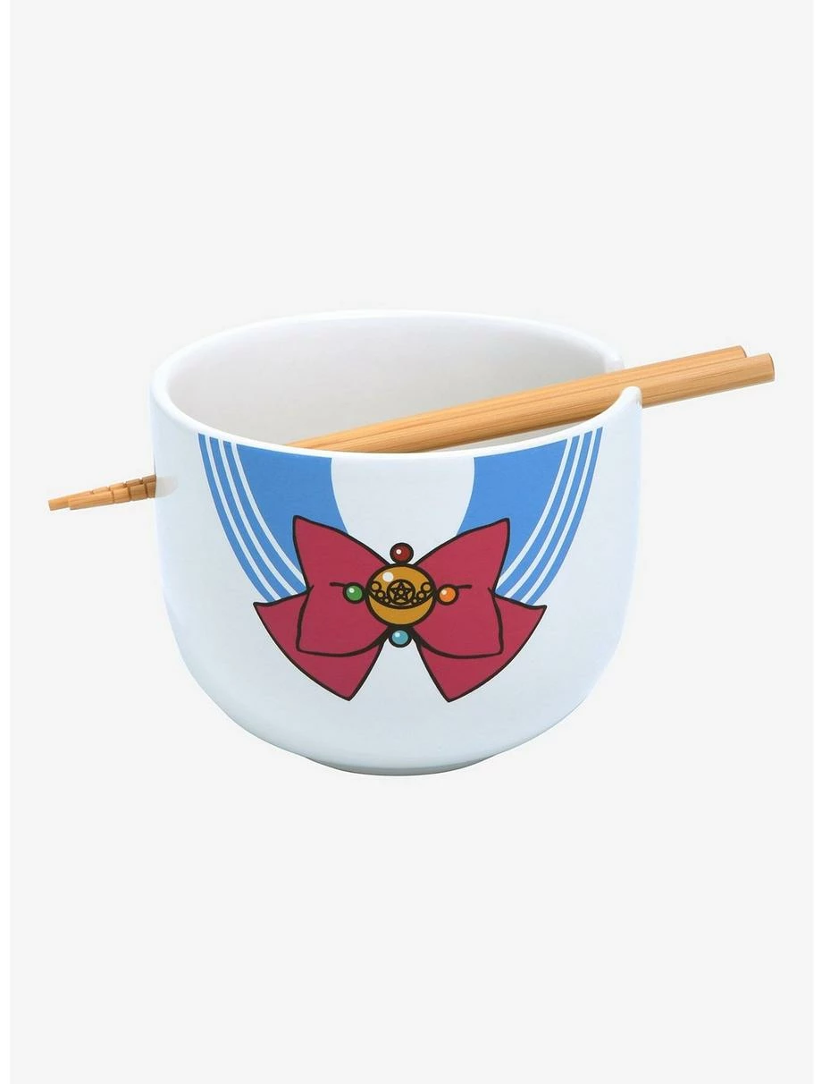 Kitchen Sailor Moon Crystal Sailor Moon Uniform Ramen Bowl With Chopsticks