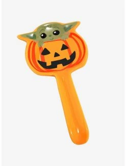 Kitchen Star Wars The Mandalorian Grogu In Jack-O'Lantern Spoon Rest
