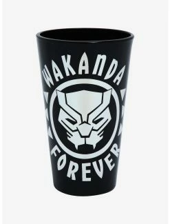Kitchen Marvel Black Panther Wakanda Forever Pint Glass