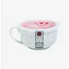 Kitchen Demon Slayer: Kimetsu No Yaiba Tanjiro Hanafuda Soup Mug With Lid