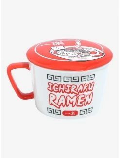 Kitchen Naruto Shippuden Ichiraku Ramen Soup Mug With Lid