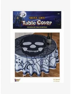 Kitchen Skull Lace Table Cover