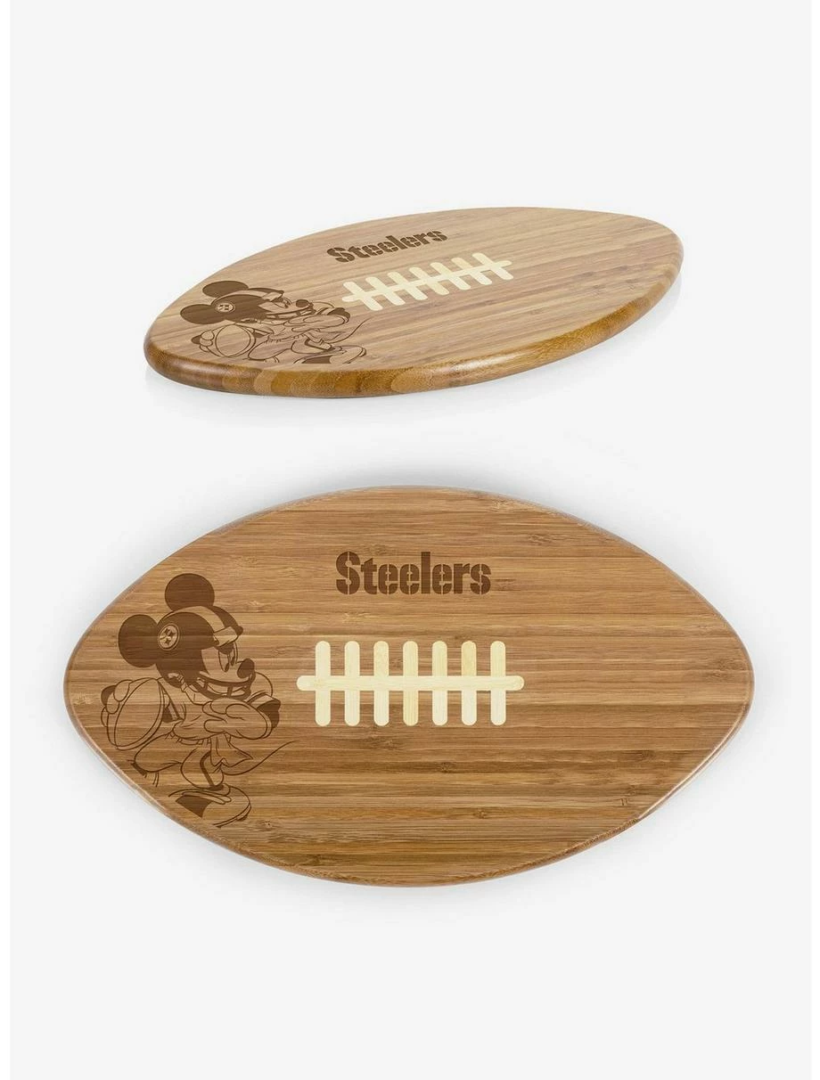 Kitchen Disney Mickey Mouse NFL PIT Steelers Cutting Board - Image 3