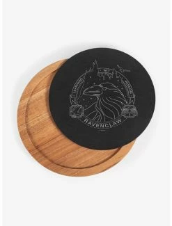 Kitchen Harry Potter Ravenclaw Insignia Acacia And Slate Serving Board With Cheese Tools